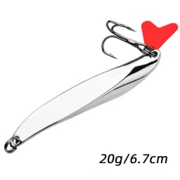 1PCMetal Spinner Spoon 7/10/14/18/21/28g Fishing Lure Hard Baits Sequins Noise Paillette with Feather Treble Hook Fishing Tackle
