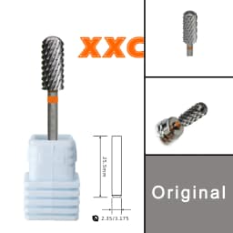 RolinStar 5.35 Small Round Top Barrel Original Steel Carbide Manicure Nail Drill Bit File Accessories