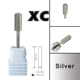 RolinStar 5.35 Small Round Top Barrel Original Steel Carbide Manicure Nail Drill Bit File Accessories