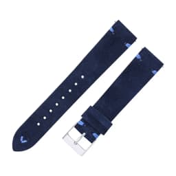 Suede Watch Straps 18mm 20mm Hand Stitched Beige Green Blue Suede Leather Watch Bands For Man Woman Quick Release Watch Bracelet