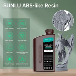 SUNLU UV Resin 405nm ABS-Like Photopolymer LCD Printer Liquid 2KG Can Drilled Processed Internal Threads Low Odor High Hardness