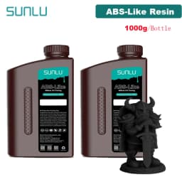 SUNLU UV Resin 405nm ABS-Like Photopolymer LCD Printer Liquid 2KG Can Drilled Processed Internal Threads Low Odor High Hardness
