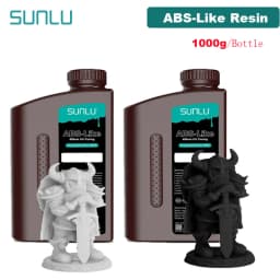 SUNLU UV Resin 405nm ABS-Like Photopolymer LCD Printer Liquid 2KG Can Drilled Processed Internal Threads Low Odor High Hardness