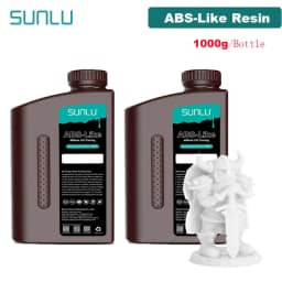 SUNLU UV Resin 405nm ABS-Like Photopolymer LCD Printer Liquid 2KG Can Drilled Processed Internal Threads Low Odor High Hardness