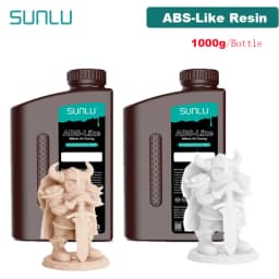 SUNLU UV Resin 405nm ABS-Like Photopolymer LCD Printer Liquid 2KG Can Drilled Processed Internal Threads Low Odor High Hardness