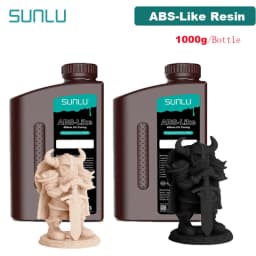 SUNLU UV Resin 405nm ABS-Like Photopolymer LCD Printer Liquid 2KG Can Drilled Processed Internal Threads Low Odor High Hardness