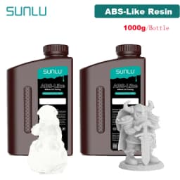 SUNLU UV Resin 405nm ABS-Like Photopolymer LCD Printer Liquid 2KG Can Drilled Processed Internal Threads Low Odor High Hardness