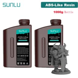 SUNLU UV Resin 405nm ABS-Like Photopolymer LCD Printer Liquid 2KG Can Drilled Processed Internal Threads Low Odor High Hardness