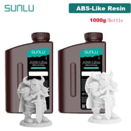 SUNLU UV Resin 405nm ABS-Like Photopolymer LCD Printer Liquid 2KG Can Drilled Processed Internal Threads Low Odor High Hardness