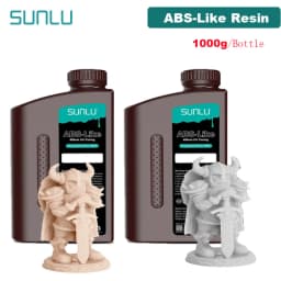 SUNLU UV Resin 405nm ABS-Like Photopolymer LCD Printer Liquid 2KG Can Drilled Processed Internal Threads Low Odor High Hardness