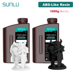 SUNLU UV Resin 405nm ABS-Like Photopolymer LCD Printer Liquid 2KG Can Drilled Processed Internal Threads Low Odor High Hardness