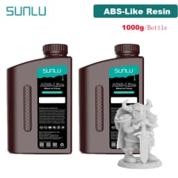 SUNLU UV Resin 405nm ABS-Like Photopolymer LCD Printer Liquid 2KG Can Drilled Processed Internal Threads Low Odor High Hardness