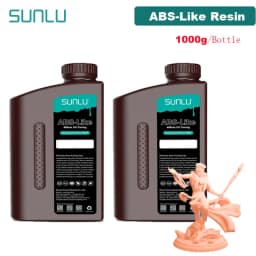 SUNLU UV Resin 405nm ABS-Like Photopolymer LCD Printer Liquid 2KG Can Drilled Processed Internal Threads Low Odor High Hardness