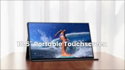 UPERFECT 18.5" TouchScreen Portable Monitor 120Hz FreeSync Gaming Display Extender USB C HDMI for PC Laptop Huawei Mobile Phone