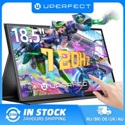 UPERFECT 18.5" TouchScreen Portable Monitor 120Hz FreeSync Gaming Display Extender USB C HDMI for PC Laptop Huawei Mobile Phone