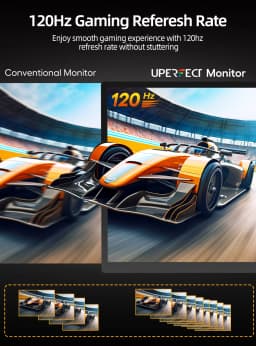 UPERFECT 18.5" TouchScreen Portable Monitor 120Hz FreeSync Gaming Display Extender USB C HDMI for PC Laptop Huawei Mobile Phone