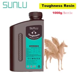 SUNLU 1KG Nylon-Like/Toughness 3D Resin 1000G/Bottle 405nm Rapid UV-Curing Photopolymer Resin for 4K/8K LCD/DLP/SLA 3D Printer