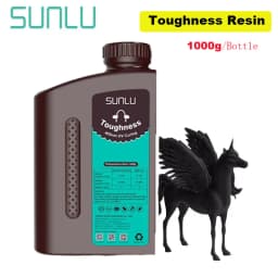 SUNLU 1KG Nylon-Like/Toughness 3D Resin 1000G/Bottle 405nm Rapid UV-Curing Photopolymer Resin for 4K/8K LCD/DLP/SLA 3D Printer