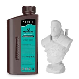 SUNLU 1KG Nylon-Like/Toughness 3D Resin 1000G/Bottle 405nm Rapid UV-Curing Photopolymer Resin for 4K/8K LCD/DLP/SLA 3D Printer