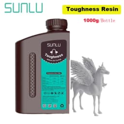 SUNLU 1KG Nylon-Like/Toughness 3D Resin 1000G/Bottle 405nm Rapid UV-Curing Photopolymer Resin for 4K/8K LCD/DLP/SLA 3D Printer