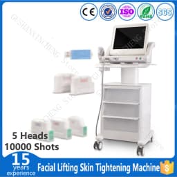 2024 High Quality Face Lifting Machine Skin Tightening Body Shaping Skin Care Body Sliming Machine 5 Cartridge 10000 Shots