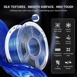 JAYO Silk PLA+ Rainbow 3D Filament 1.75mm SILK PLA plus Dual & Triple Color 3D Printer Filament Neatly Wound 1.1kg 2Rolls/set