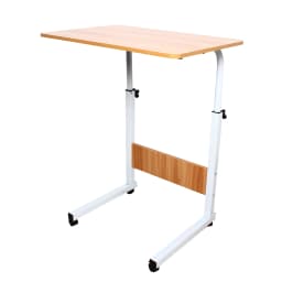 Office Desktop Desk Computer Wood Home Study Laptop Workplace Height adjustment with universal wheels