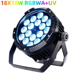 IP65 Waterproof Led Par Lights18x18w RGBWA UV 6in1 Dj DMX512 Control Professional Stage DJ Equipment Disco Lights
