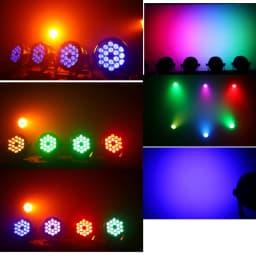 IP65 Waterproof Led Par Lights18x18w RGBWA UV 6in1 Dj DMX512 Control Professional Stage DJ Equipment Disco Lights