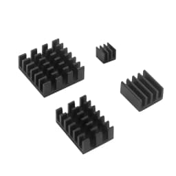 Raspberry Pi 4 Heat Sink Aluminum Metal Heatsink Silver Golden Blue Black Cooling Pad CPU RAM Cooler for Raspberry Pi 4 Model B