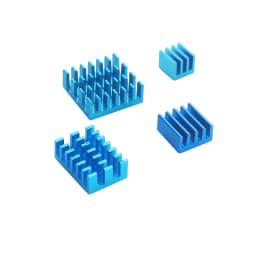 Raspberry Pi 4 Heat Sink Aluminum Metal Heatsink Silver Golden Blue Black Cooling Pad CPU RAM Cooler for Raspberry Pi 4 Model B