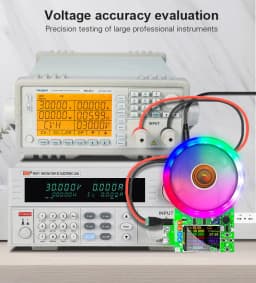DL24/P Color 2.4' DC USB Tester Electronic Load Lithium Battery Capacity Monitor Discharge Charge Power Meter Supply Checker APP