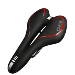 Bike Saddle Silicone Cushion Cycling Seat PU Leather Surface Silica Filled Gel TimeTrial Comfortable Shockproof Bicycle Saddle
