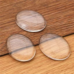 Drop Oval Clear Transparent Glass Cabochons for DIY Jewelry Making 10x14mm 13x18mm 18x25mm 20x30mm 25x35mm 30x40mm