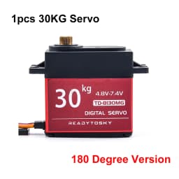 Waterproof 20KG 25KG 30kg 35kg 40KG 60KG Servos 180 270 360 Degree Large Torque Digital Servo Metal Gears 25T Arm For RC Car