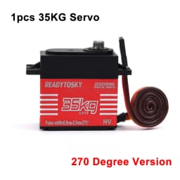 Waterproof 20KG 25KG 30kg 35kg 40KG 60KG Servos 180 270 360 Degree Large Torque Digital Servo Metal Gears 25T Arm For RC Car