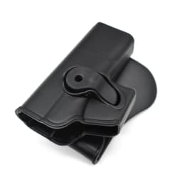 IMI Gun Holster Defense Retention Tactical Gun Holster for GL 17 Gen 1-4 9mm Double Magazine Pouch