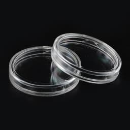 100Pcs 16-40mm Transparent Round Coin Storage Box Capsules Collection Coin Holder Containers Coin Capsule Case Supplies Gifts