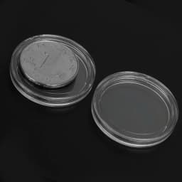 100Pcs 16-40mm Transparent Round Coin Storage Box Capsules Collection Coin Holder Containers Coin Capsule Case Supplies Gifts