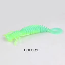 2023  Larva Soft Lures  Artificial Lures Fishing Worm Silicone Bass Pike Minnow Swimbait Jigging Plastic