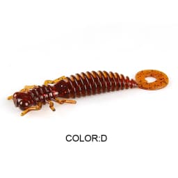 2023  Larva Soft Lures  Artificial Lures Fishing Worm Silicone Bass Pike Minnow Swimbait Jigging Plastic