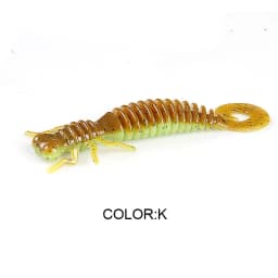 2023  Larva Soft Lures  Artificial Lures Fishing Worm Silicone Bass Pike Minnow Swimbait Jigging Plastic
