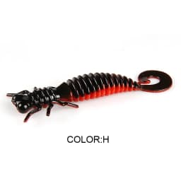 2023  Larva Soft Lures  Artificial Lures Fishing Worm Silicone Bass Pike Minnow Swimbait Jigging Plastic