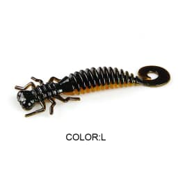 2023  Larva Soft Lures  Artificial Lures Fishing Worm Silicone Bass Pike Minnow Swimbait Jigging Plastic