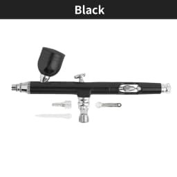 0.3mm Dual Action Airbrush 7cc Fluid Cups Quick Remove Air brush Cap Design Gravity Feed Set for Model Cake Art