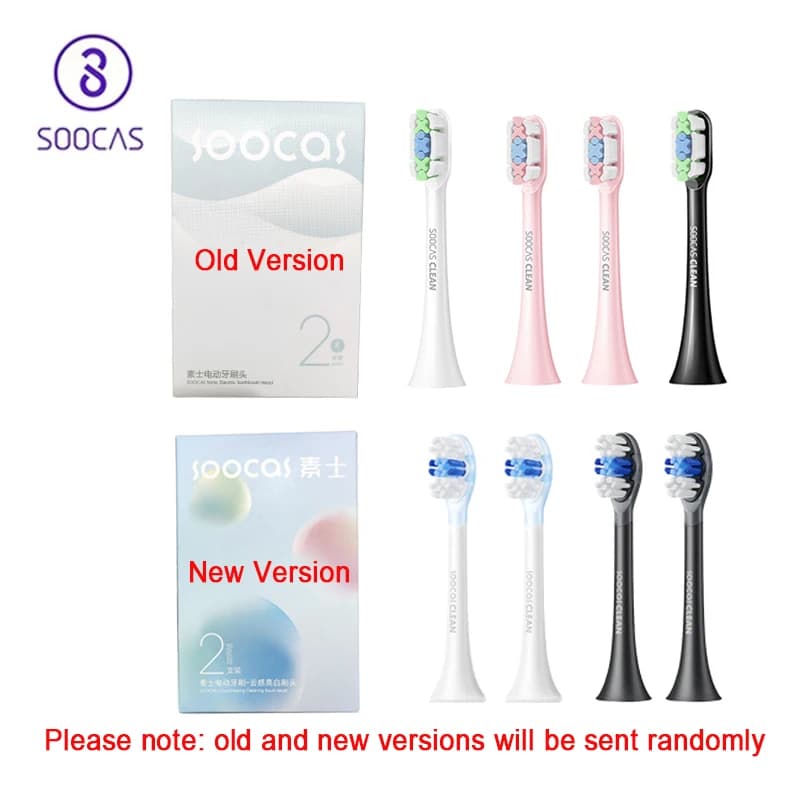Original SOOCAS Sonic Electric Toothbrush Heads Replacement SOOCAS X1 X3 X3U X5 Teeth Brush Replacement Heads