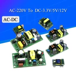 AC-DC 3.3V/5V/12V Precision Buck Converter AC 220V to 5V DC Step Down Transformer Power Supply Module 1A 12W