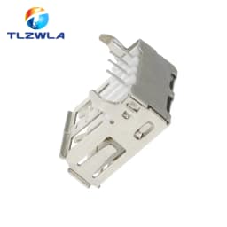 10PCS USB 2.0 4Pin A Type Female Socket Connector G54 2 feet 90 degree Data Transmission Charging