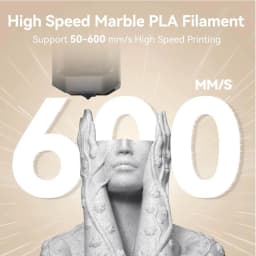 JAYO PLA Filaments 5 Rolls High-speed PLA Marble 1.75mm FDM 3D Printer Materials Neatly Wound High Toughness for FDM 3D Printer