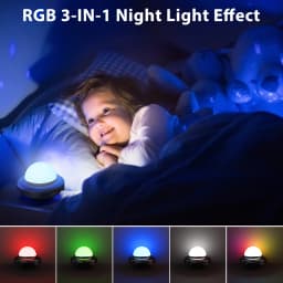 U'King 2PCS USB Mini Voice-Activated Magic Ball Light LED Disco Ball Light DJ Atmosphere Light Remote Control Strobe Night Light
